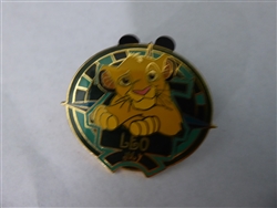 Disney Trading Pin 5646 WDW - Zodiac POM Series - July 2001 - Leo - Simba