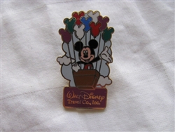 Disney Trading Pins 57159: Walt Disney Travel Co. - Mickey with Mickey Balloons (Color Variation)