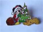 Disney Trading Pin 58423     DS - Mickey and Pluto - Holiday Tree - Days 1-6 - Advent