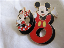 Disney Trading Pin 58986: Pin Trading Starter Set - Mickey and Friends ''2008'' (Minnie and Mickey Pin Only)