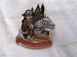 Disney Trading Pins 59514: WDTC - Walt Disney Travel Company - Come Live Your Dreams - Donald Duck as a Pirate (Gift)
