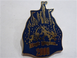 Disney Trading Pins 6: Magic Kingdom Castle - 2000