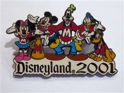 Disney Trading Pin  6085 Disneyland 2001 - FAB 5 Cheerleaders