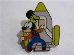 Disney Trading Pin 61166: Flexible Characters Mini Pin Boxed Set - Goofy at Rocket to the Moon Only
