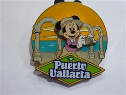 Disney Trading Pin 61610 DCL- 2008 Westbound Panama Canal Minnie Puerto Vallarta