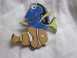Disney Trading Pins 62032: Disney-Pixar's Finding Nemo - 4 Pin Booster Collection - Dory & Marlin Only