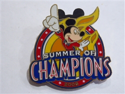 Disney Trading Pin Summer of Champions - Logo