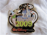 Disney Trading Pin 67146: WDW - 2009 Cinderella Castle - Tinker Bell