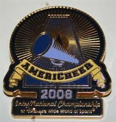 Disney Trading Pin 67315: WWOS - Americheer 2008 International Championship