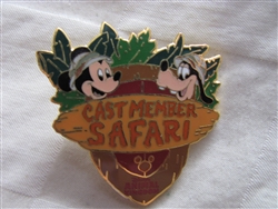 Disney Trading Pins 69 Cast Member Safari - Disney's Animal Kingdom (Mickey & Goofy)