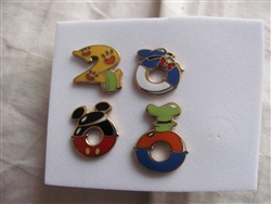 Disney Trading Pin 7: 2000 Fab Four Character Icons Pin Set (4 Pins)
