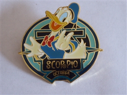 Disney Trading  7196 WDW - Zodiac POM Series - October 2001 - Scorpio - Donald Duck