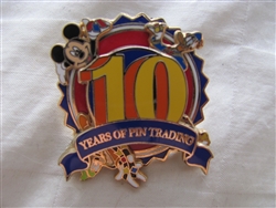 Disney Trading Pin  72228 Disney Pin Trading 10th Anniversary - Spinner