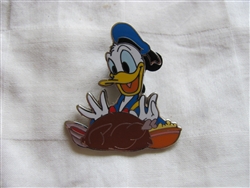 Disney Trading Pin 73401: Donald Duck with a Turkey