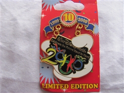 Disney Trading Pin 73437: WDW - Disney Pin Trading 10th Anniversary - Tribute Collection - Millennium 2000