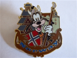 Disney Trading Pin Epcot World Showcase - Goofy at the Norway Pavilion