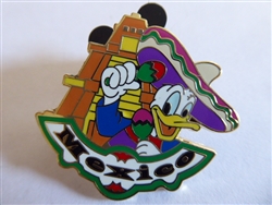 Disney Trading Pin Epcot World Showcase - Donald Duck at the Mexico Pavilion