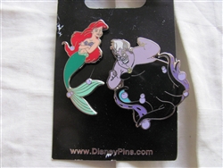 Disney Trading Pin 74195: Ariel and Ursula Set