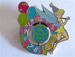 Disney Trading Pin 74746 Cast Exclusive 2010 New year's eve spinner