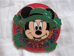 Disney Trading Pins 75268: St. Patrick's Day 2010 - Mini-Pin Collection - Minnie Mouse Only