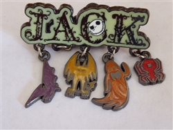 Disney Trading Pin 78565: 'Jack' - Dangle Icons