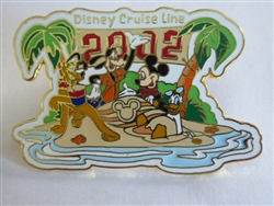 Disney Trading Pin  7936 DCL 2002 Castaway Cay Logo Pin