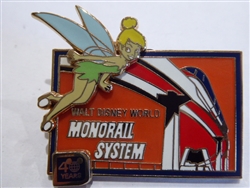 Disney Trading Pins 81949 WDW - 40th Anniversary of Walt Disney World® - Tinker Bell and Monorail