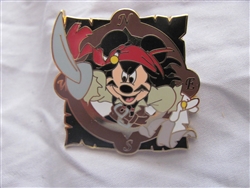 Disney Trading Pins 83696 Disney Pirates Mystery Box Set - Mickey as Jack Sparrow in compass Only
