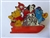 Disney Trading Pin 83964     D23 - Walt Disney Productions Holiday Greetings - 11 Pin Set - Pooh, Bambi, Thumper, Pongo, Scat Cat only