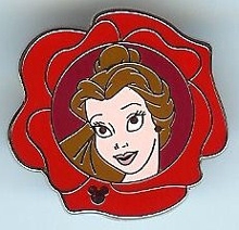 Disney Trading Pin WDW Hidden Mickey 2011 Belle Flower