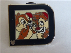 Disney Trading Pin 2011 Hidden Mickey Series - Classic 'D' Collection - Chip 'n Dale