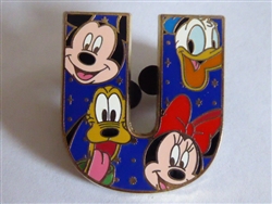 Disney Trading Pin  86628: Alphabet Collection 2011 - 'U'