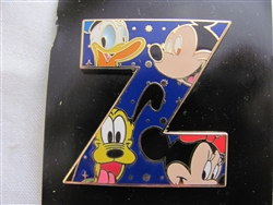 Disney Trading Pin 86633: Alphabet Collection 2011 - 'Z'