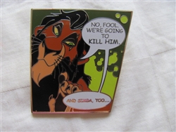 Disney Trading Pin 87515: Villains comic book mystery pins Scar only