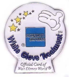 Disney Trading Pins American Express White Glove Treatment