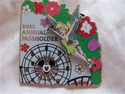 Disney Trading Pin 89442: DLR - 2012 Annual Passholder - FunWheel with Tinker Bell