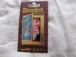 Disney Trading Pin 89538: DLR - Attraction Posters - Alice In Wonderland Mad Tea Party