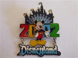 Disney Trading Pin 9058 Disneyland 2002 Dangle (Mickey)