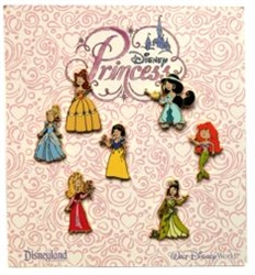 Disney Trading Pin Kids Dressed as Princesses