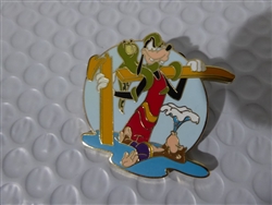 Disney Trading Pin 93504: WDW - Barnstormer Reveal/Conceal Mystery Collection - Aquamaniac Goofy, Monkey, and Octopus