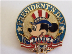 Disney Trading Pin 12 Months of Magic - President's Day 2002 (Mickey)