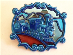 Disney Trading Pin 94199 WDW - Annual Passholder - New Fantasyland Stained Glass Set - Casey Jr. ONLY