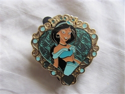 Disney Trading Pin 94261: Storybook Princess - Princess Hearts - Jasmine ONLY