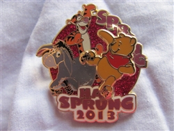 Disney Trading Pin 94485: Spring Has Sprung 2013 - Pooh, Tigger, and Eeyore