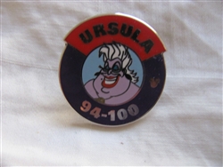 Disney Trading Pin 94948: WDW - 2013 Hidden Mickey Series - Magic Kingdom Villains Parking Sign - Ursula