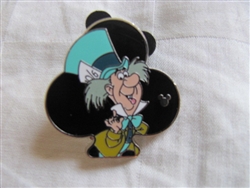 Disney Trading Pin 94963: DLR - 2013 Hidden Mickey Series - Alice in Wonderland Card Suits - Mad Hatter Club