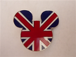 Disney Trading Pin 959: Epcot World Showcase - Mickey Head & Ears (United Kingdom)