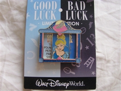 Disney Trading Pin 96825: WDW - Good Luck, Bad Luck - Cinderella