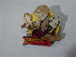 Disney Trading Pin 97086 DLP - Pin Trading Event - Indiana Jones and the Temple of Doom Event - Chip 'n' Dale Rescue Rangers