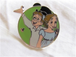 Disney Trading Pin 97258: DLR - 2013 Hidden Mickey Series - Peter Pan and Friends - John and Wendy